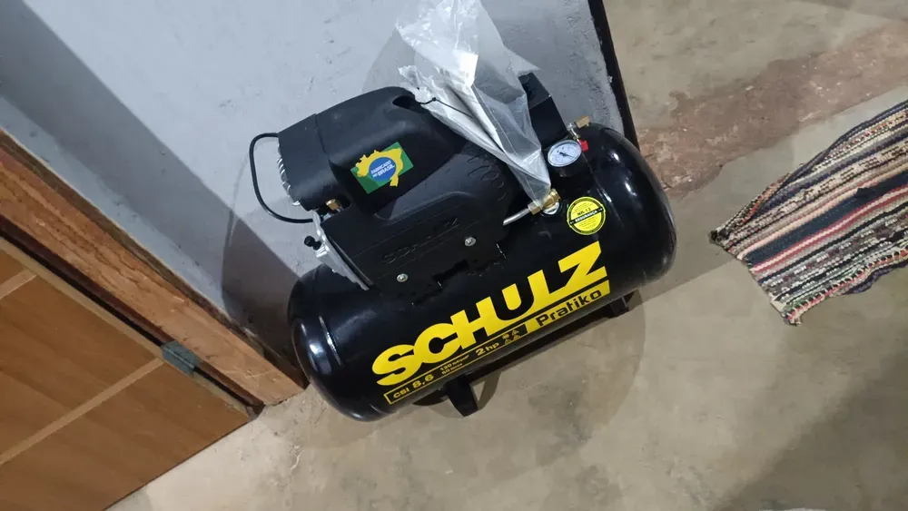 compressor elétrico para casa garagem e calibragem