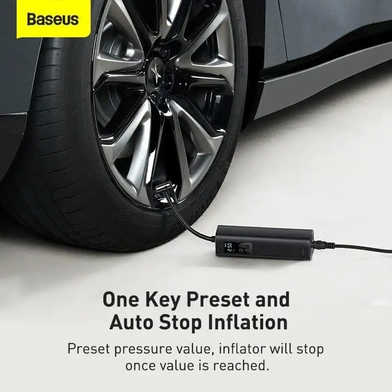 compressor baseus air tire inflator 150 psi