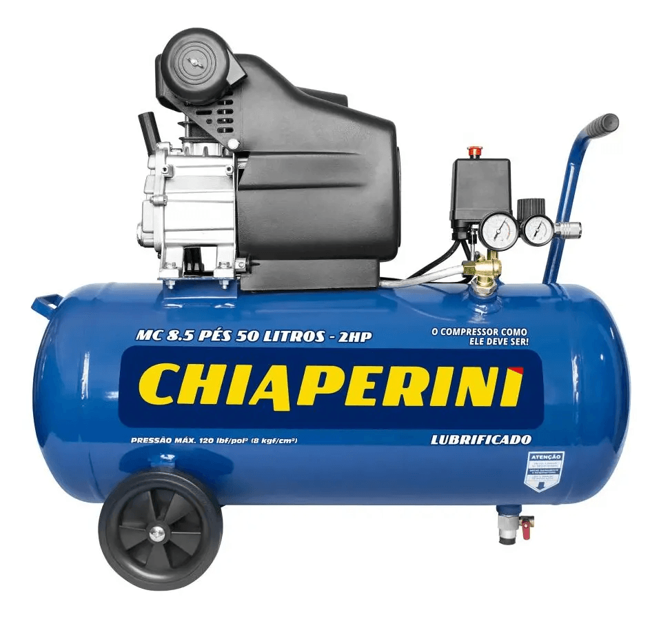 compressor Chiaperini MC 8.5 50 litros 2HP 120 PSI