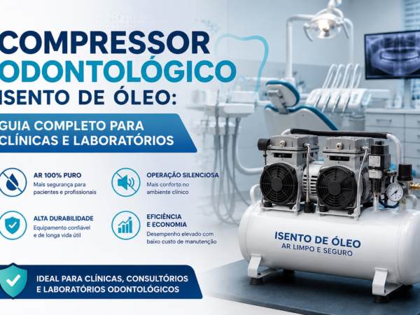 compressor odontologico isento de oleo guia completo 2026