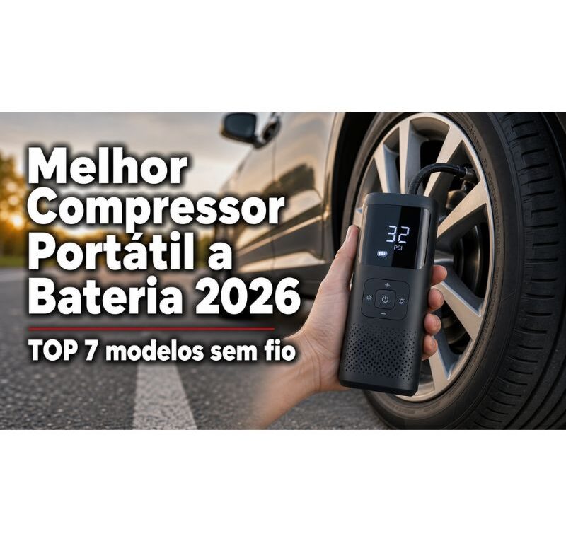 melhor compressor de ar portátil a bateria 2026 sem fio 150psi