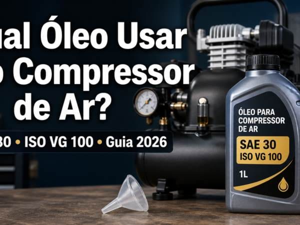 qual oleo usar no compressor de ar sae 30 iso vg 100